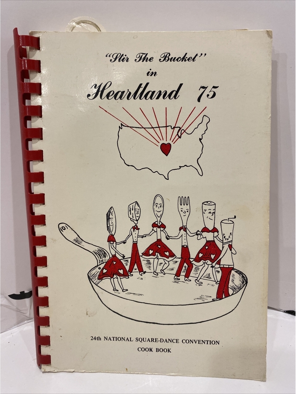 Square Dance “stir The Bucket” In Heartland 1975 Recipe Cookbook 195 Pages